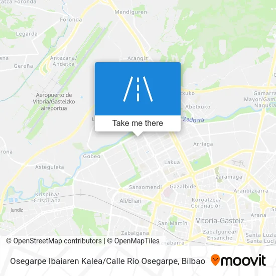 Osegarpe Ibaiaren Kalea / Calle Río Osegarpe map