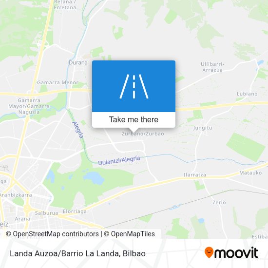 Landa Auzoa/Barrio La Landa map