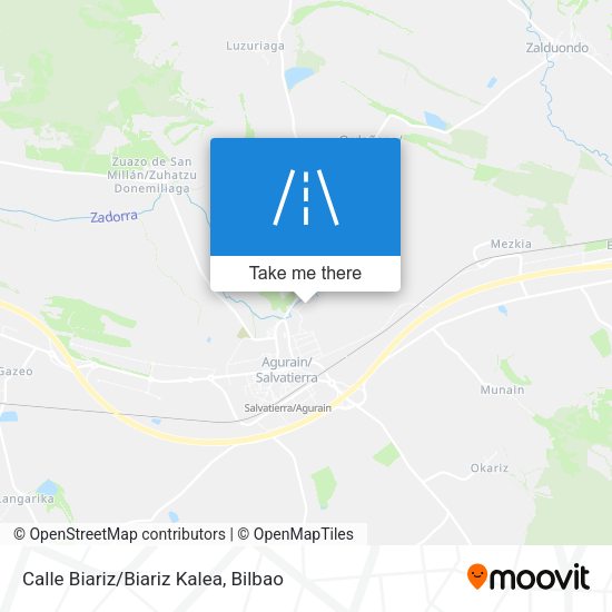 Calle Biariz/Biariz Kalea map