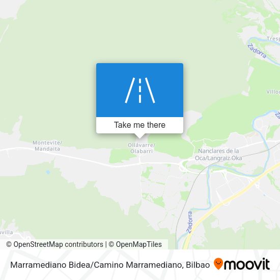 Marramediano Bidea / Camino Marramediano map