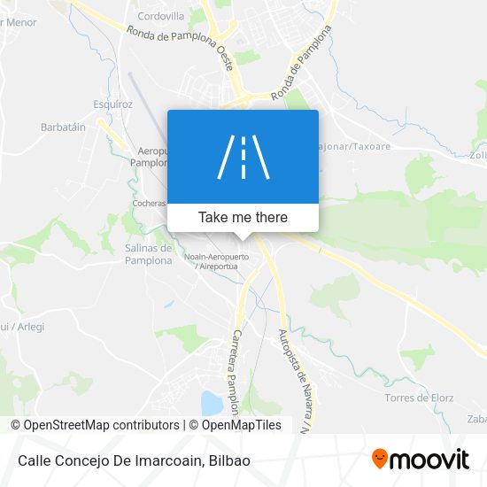 Calle Concejo De Imarcoain map