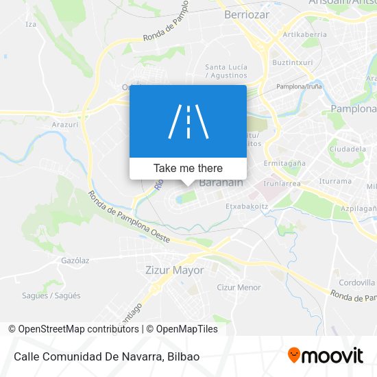 Calle Comunidad De Navarra map
