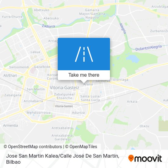 Jose San Martin Kalea / Calle José De San Martín map