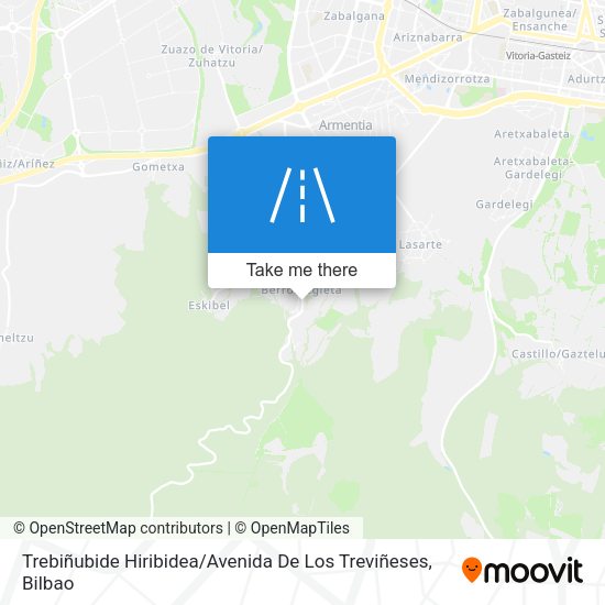 Trebiñubide Hiribidea / Avenida De Los Treviñeses map