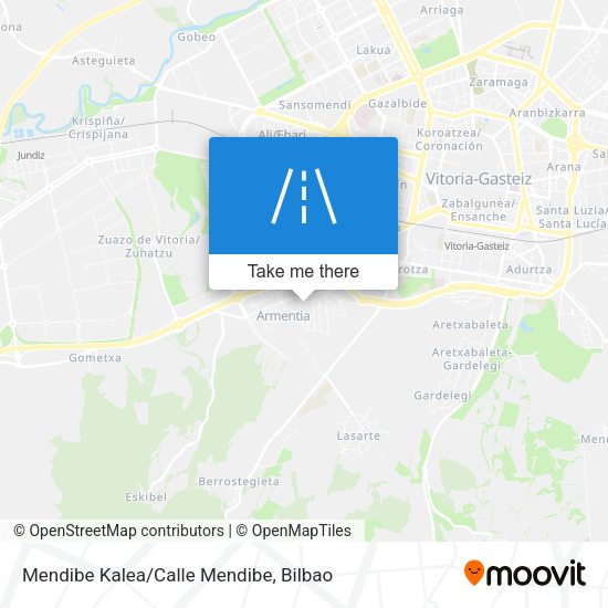 Mendibe Kalea/Calle Mendibe map