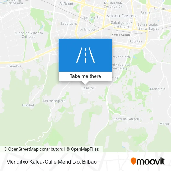 Menditxo Kalea/Calle Menditxo map