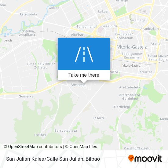 San Julian Kalea / Calle San Julián map