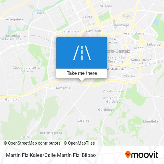 Martin Fiz Kalea / Calle Martín Fiz map