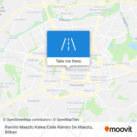 Ramiro Maeztu Kalea / Calle Ramiro De Maeztu map