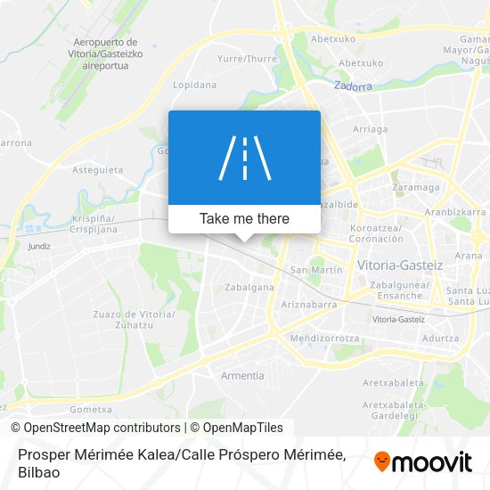 Prosper Mérimée Kalea / Calle Próspero Mérimée map