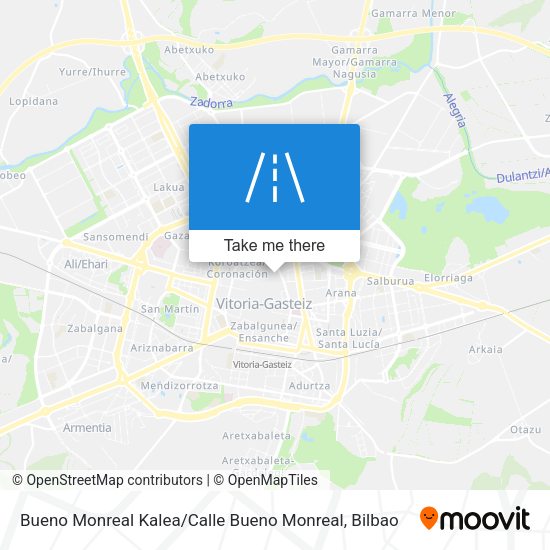 Bueno Monreal Kalea / Calle Bueno Monreal map