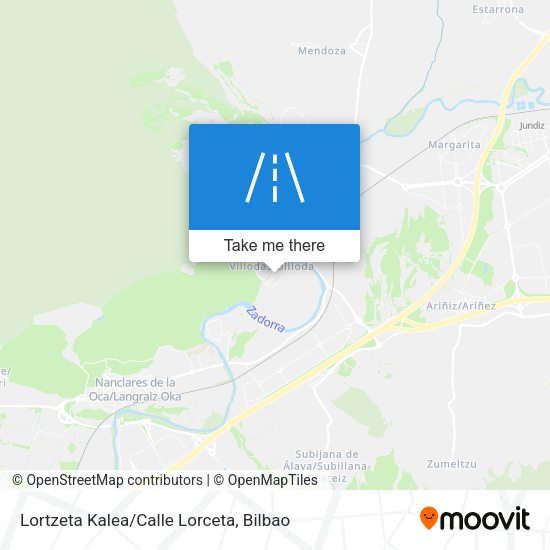 Lortzeta Kalea/Calle Lorceta map