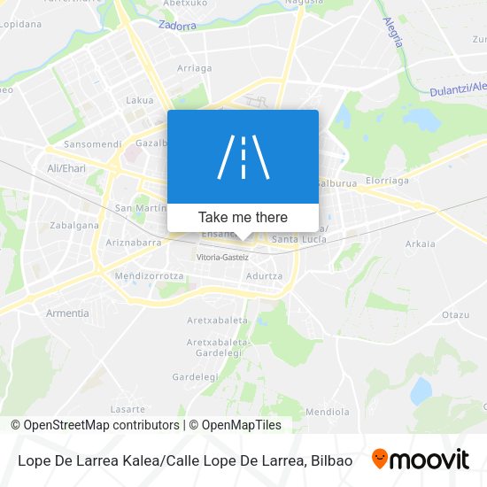 Lope De Larrea Kalea / Calle Lope De Larrea map
