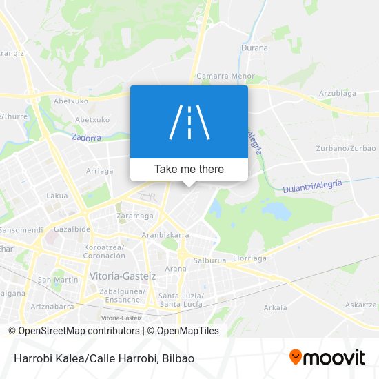 Harrobi Kalea/Calle Harrobi map