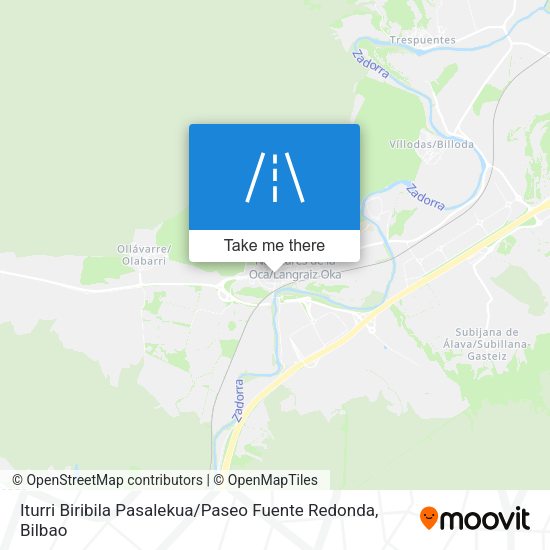 Iturri Biribila Pasalekua / Paseo Fuente Redonda map