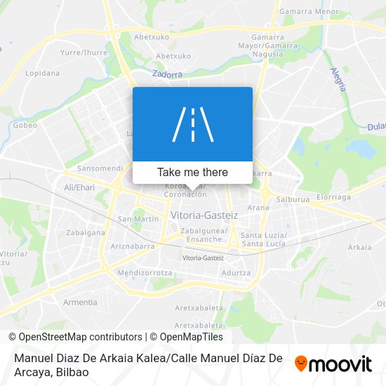 Manuel Diaz De Arkaia Kalea / Calle Manuel Díaz De Arcaya map