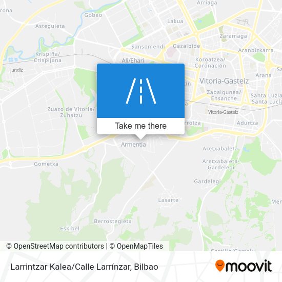 Larrintzar Kalea / Calle Larrínzar map