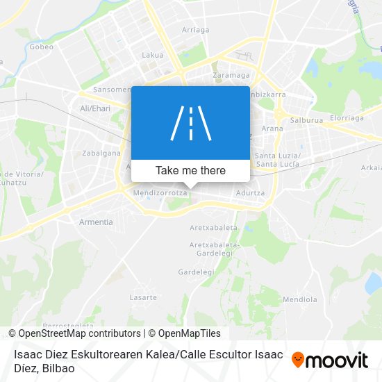 Isaac Diez Eskultorearen Kalea / Calle Escultor Isaac Díez map
