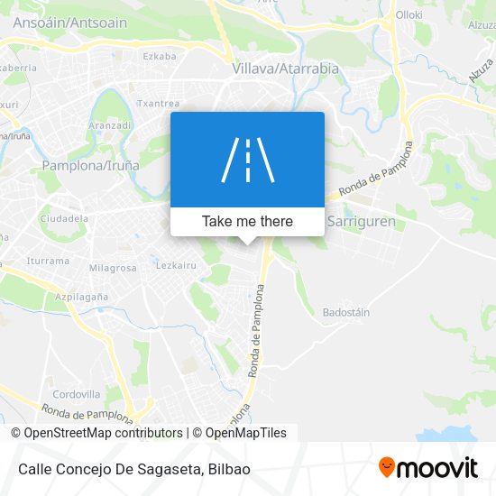 Calle Concejo De Sagaseta map