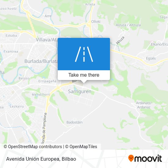 Avenida Unión Europea map