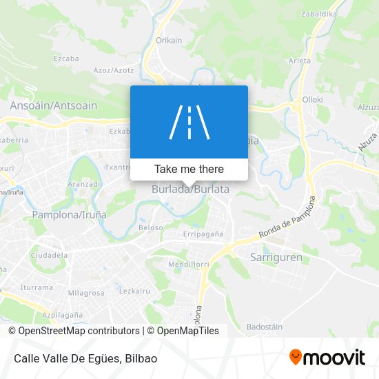 Calle Valle De Egües map