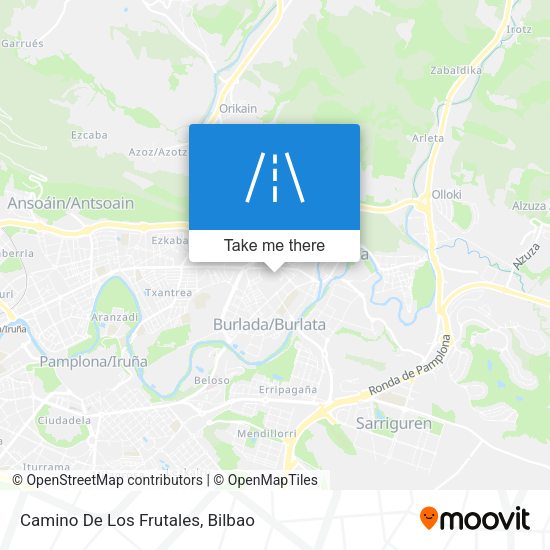 Camino De Los Frutales map