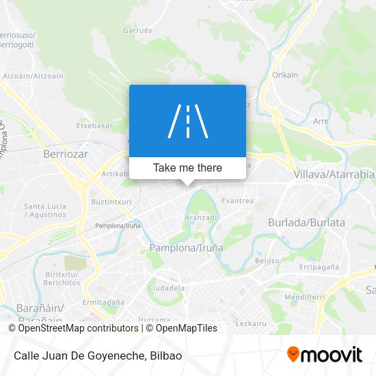 Calle Juan De Goyeneche map