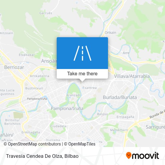 Travesía Cendea De Olza map