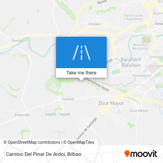 Camino Del Pinar De Ardoi map