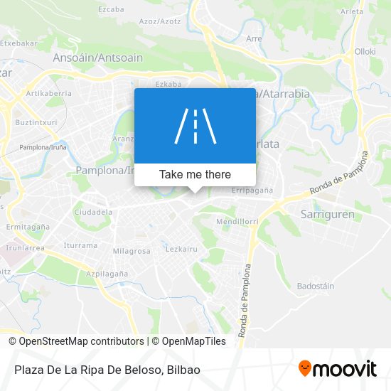 Plaza De La Ripa De Beloso map