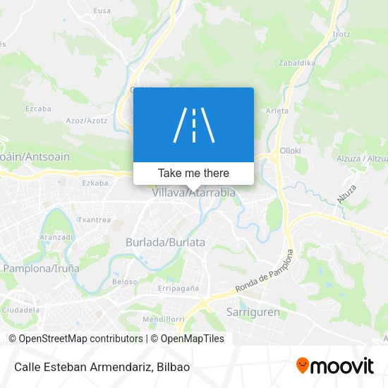 Calle Esteban Armendariz map