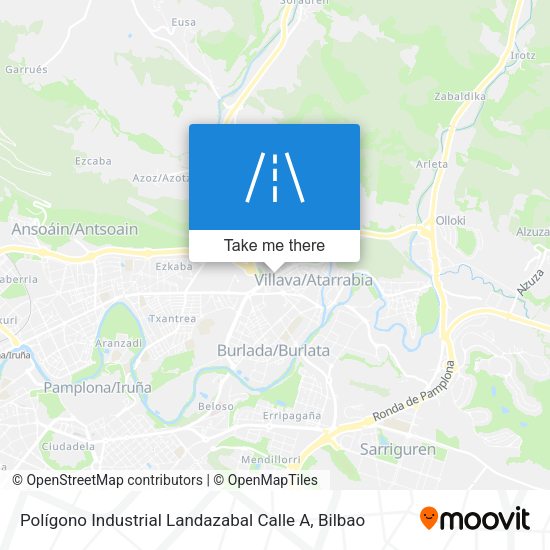 Polígono Industrial Landazabal Calle A map