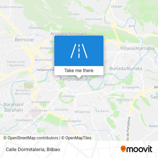 Calle Dormitalería map