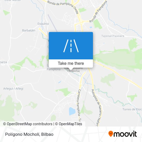 Polígono Mocholí map