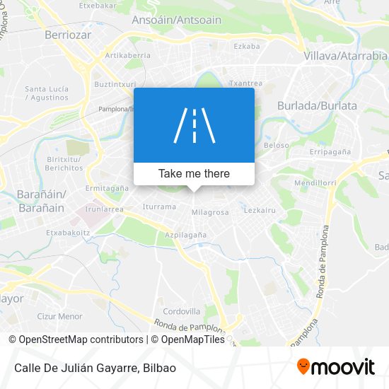 Calle De Julián Gayarre map