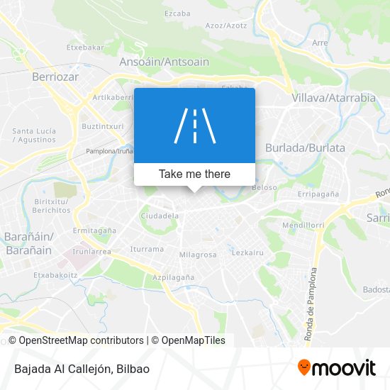 Bajada Al Callejón map