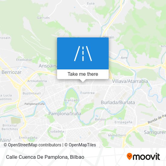 Calle Cuenca De Pamplona map