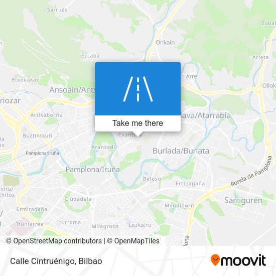 Calle Cintruénigo map