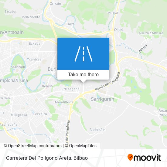 Carretera Del Polígono Areta map