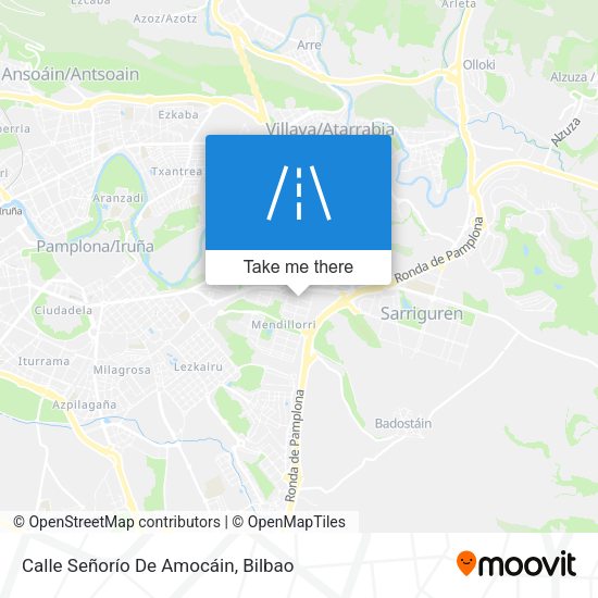 Calle Señorío De Amocáin map