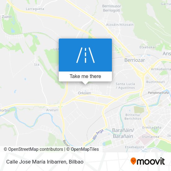 Calle Jose María Iribarren map