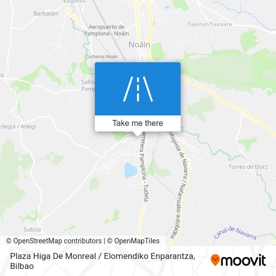 Plaza Higa De Monreal / Elomendiko Enparantza map