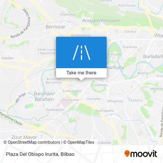Plaza Del Obispo Irurita map
