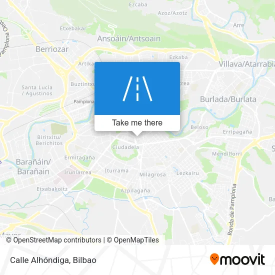 Calle Alhóndiga map