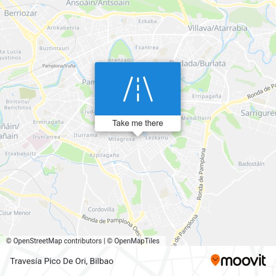 Travesía Pico De Ori map