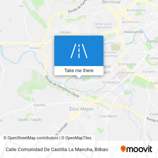 Calle Comunidad De Castilla La Mancha map