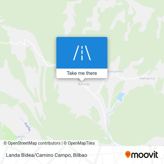 Landa Bidea/Camino Campo map
