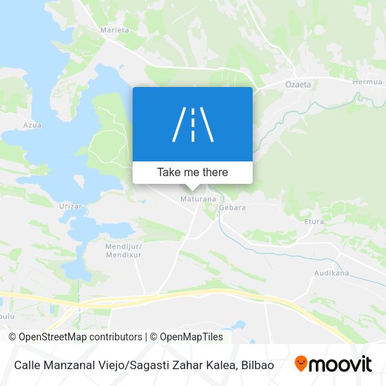 Calle Manzanal Viejo / Sagasti Zahar Kalea map
