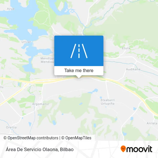 Área De Servicio Olaona map