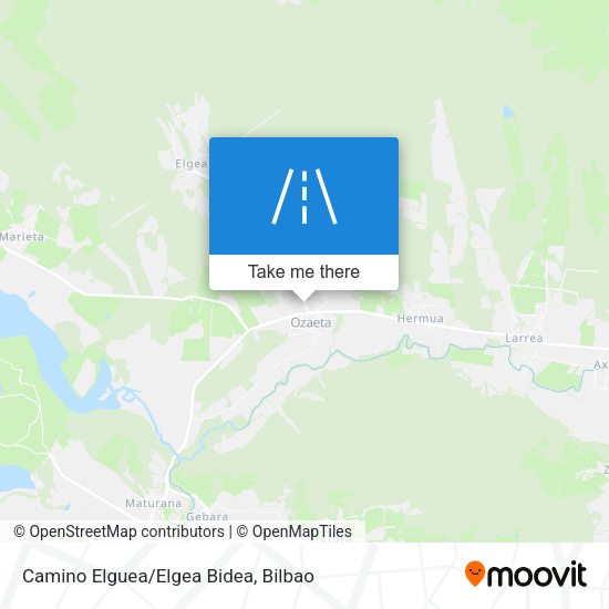 Camino Elguea/Elgea Bidea map
